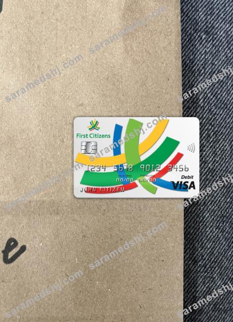 Barbados First Citizens bank visa card photolook front
